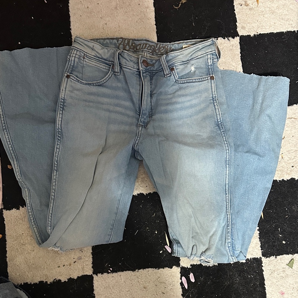 Wrangler Light Blue Flare Women's Jeans